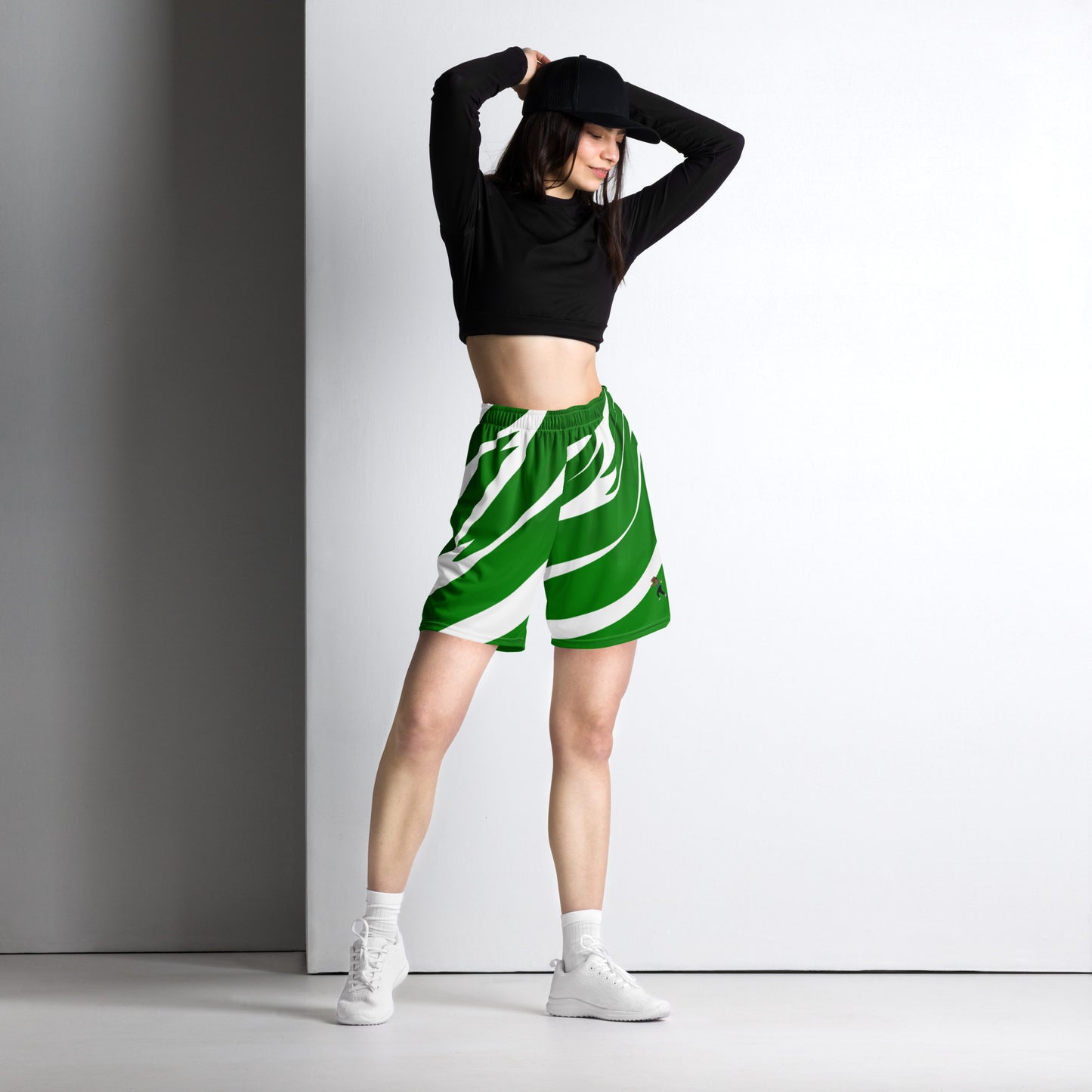 Stripes Unisex Mesh Shorts
