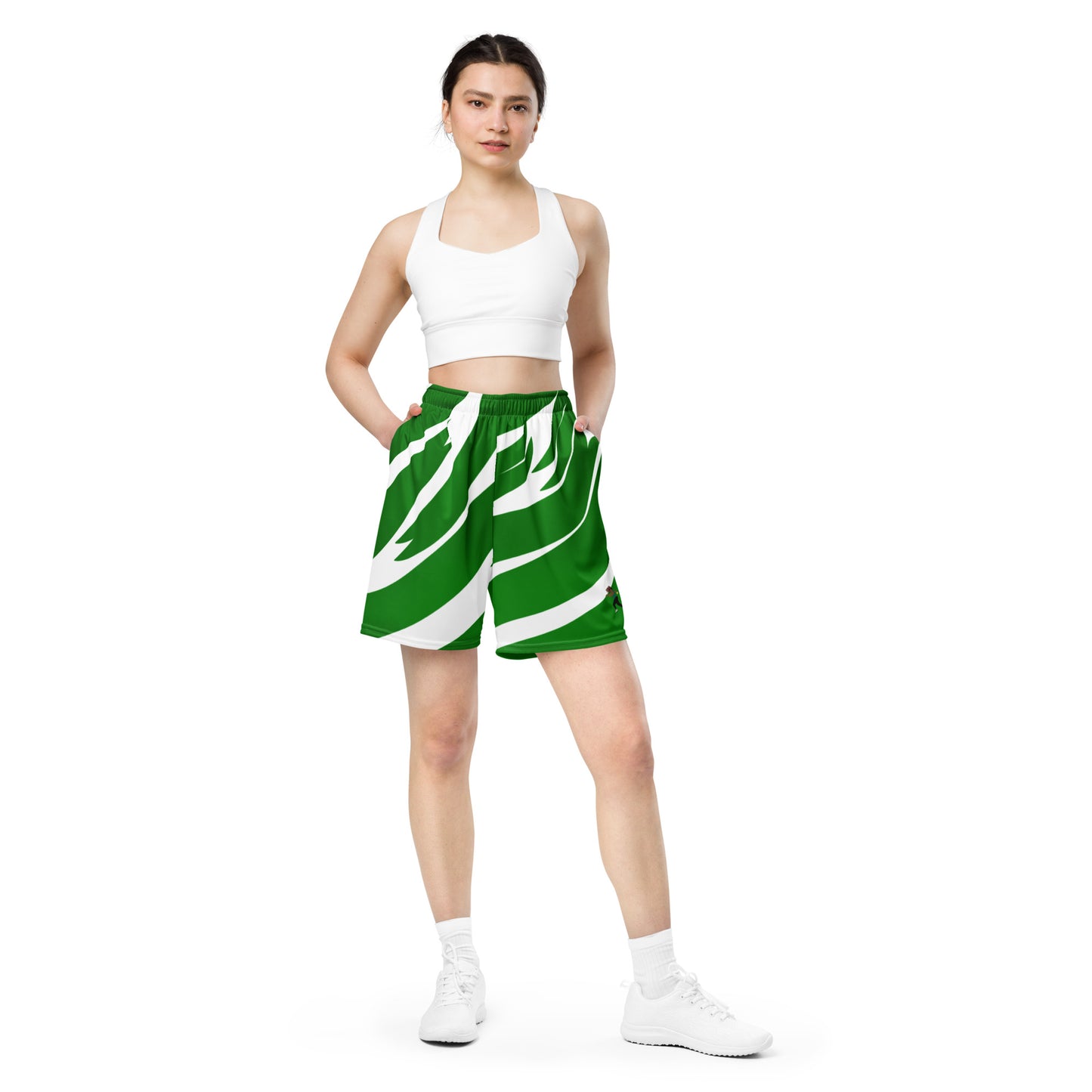 Stripes Unisex Mesh Shorts