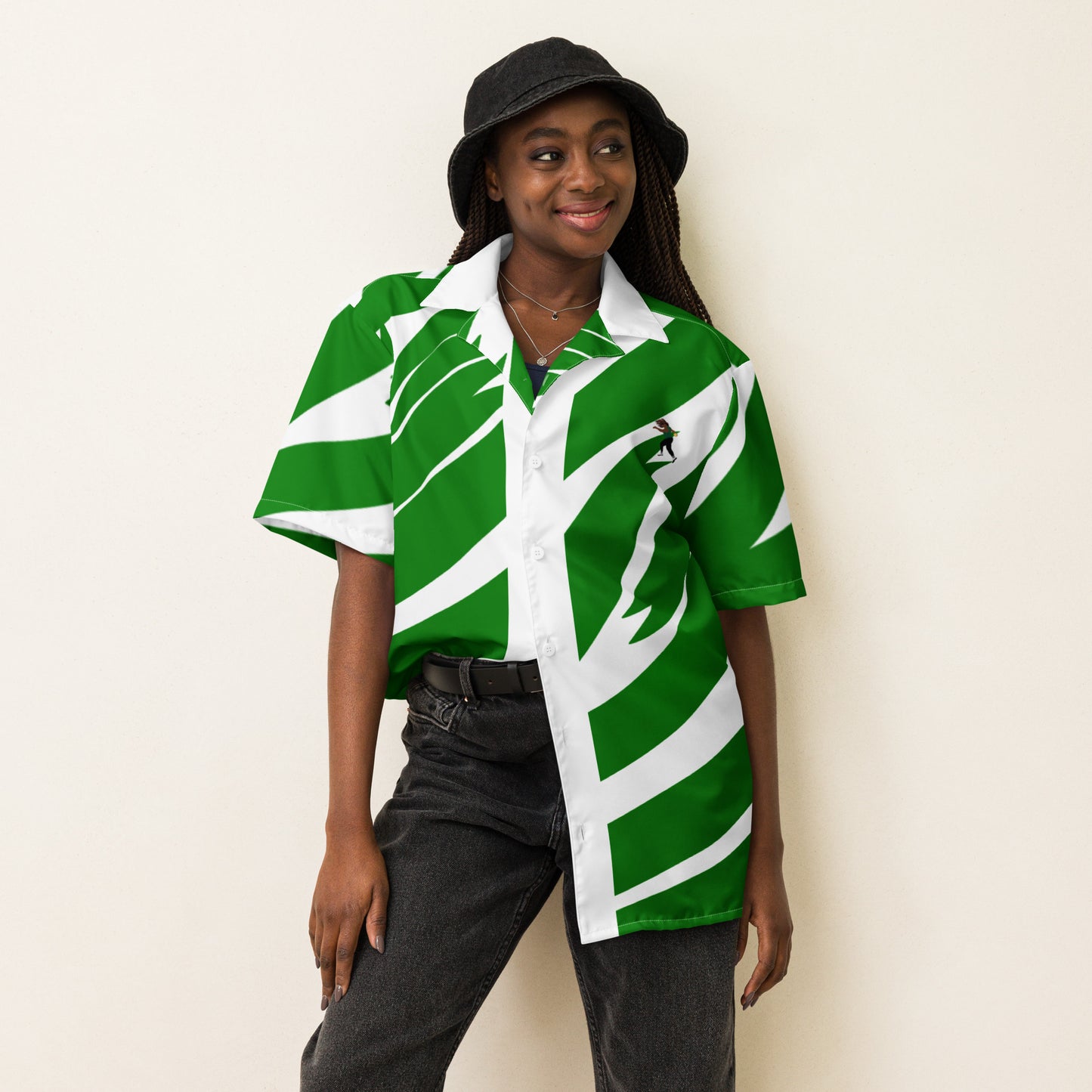 Stripes Unisex Button Shirt