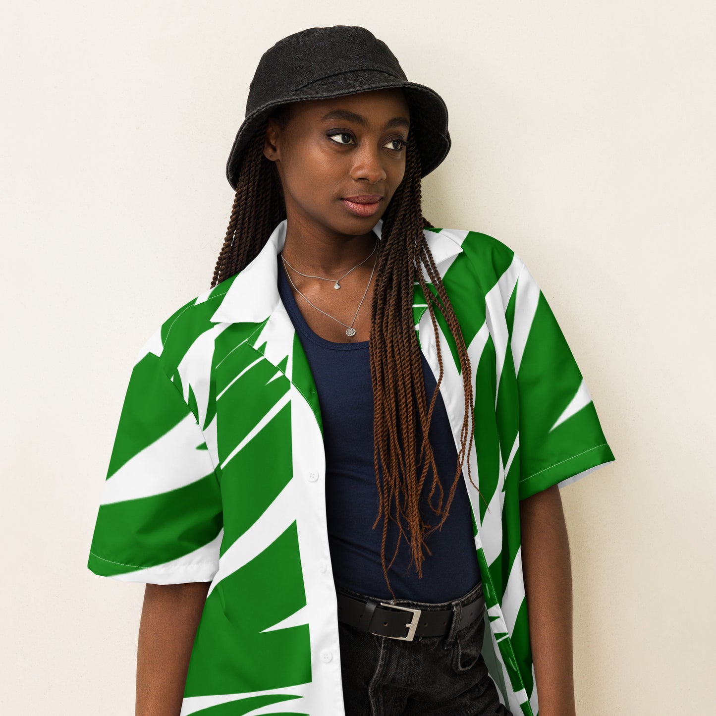 Stripes Unisex Button Shirt